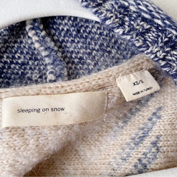 Sleeping On Snow Anthropologie | Mabli Wool Blend Cardigan Sweater Vest XS/S - Picture 6 of 8
